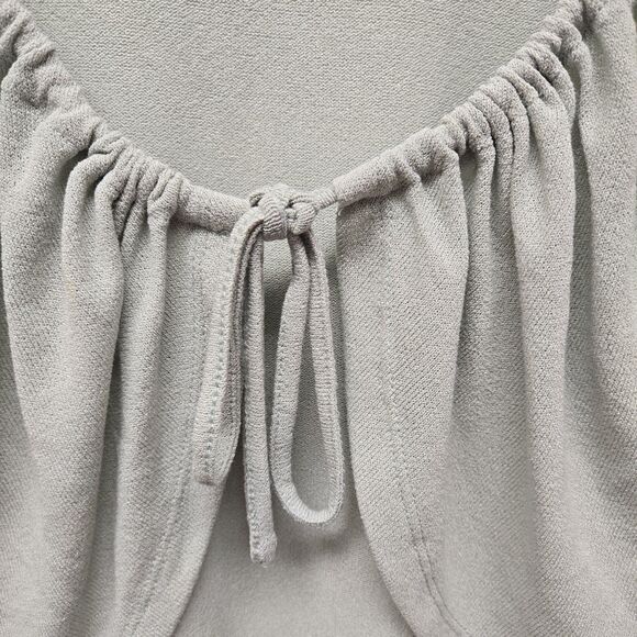 Princess Polly Womens Crop Top sz 6 / Medium Front Tie Mint Green - Picture 4 of 7